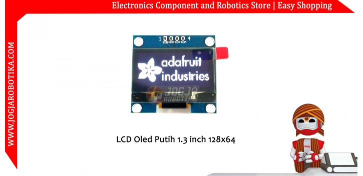 LCD Oled Putih 1.3 inch 128x64