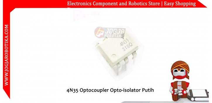 4N35 Optocoupler Opto-isolator Putih
