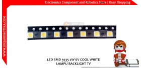 LED SMD 3535 2W 6V COOL WHITE LAMPU BACKLIGHT TV