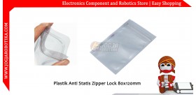 Plastik Anti Statis Zipper Lock 80x120mm