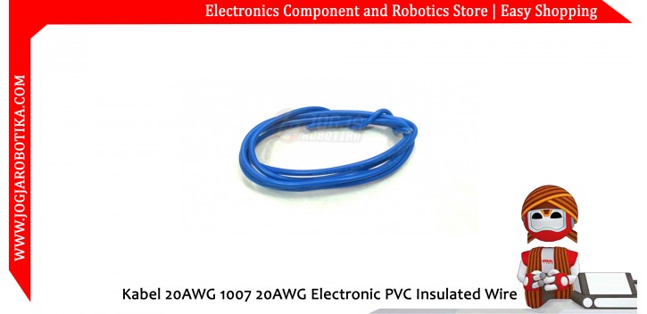 Kabel 20AWG 1007 20AWG Electronic PVC Insulated Wire - Biru
