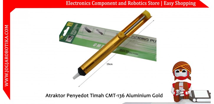 Atraktor Penyedot Timah CMT-136 Aluminium Gold