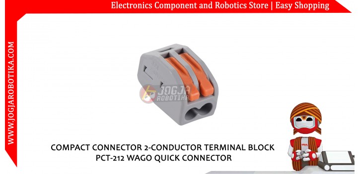 COMPACT CONNECTOR 2-CONDUCTOR TERMINAL BLOCK
