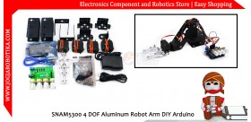 SNAM5300 4 DOF Aluminum Robot Arm DIY Arduino