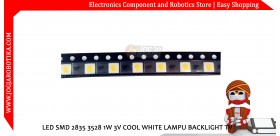 LED SMD 2835 3528 1W 3V COOL WHITE LAMPU BACKLIGHT TV