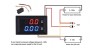 DC0-100V / 10A LED DC dual-display digital Voltmeter Amperemeter