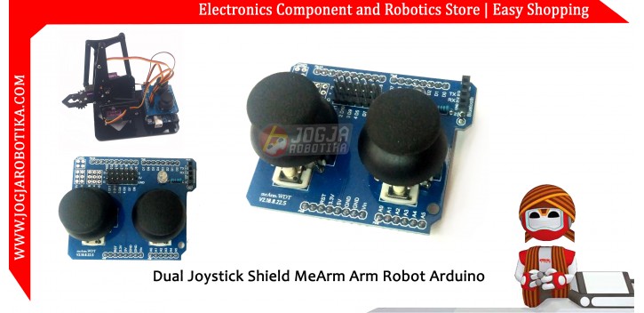 Dual Joystick Shield MeArm Arm Robot Arduino