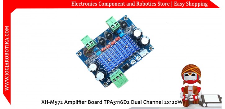 XH-M572 Amplifier Board TPA3116D2 Dual Channel 2x120W