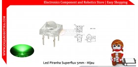 Led Piranha Superflux 5mm - Hijau