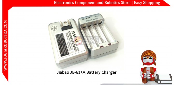 Jiabao JB-623A Battery Charger with 2x 4500mAh 1.2V Ni-Mh Battery