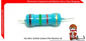 1K5 Ohm 1/2Watt Carbon Film Resistor
