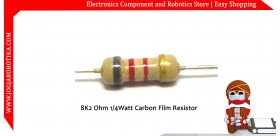 8K2 Ohm 1/4Watt Carbon Film Resistor