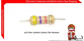 47K Ohm 1/4Watt Carbon Film Resistor