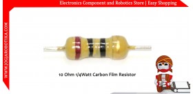10 Ohm 1/4Watt Carbon Film Resistor