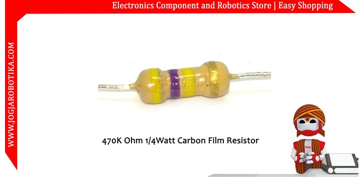 470K Ohm 1/4Watt Carbon Film Resistor