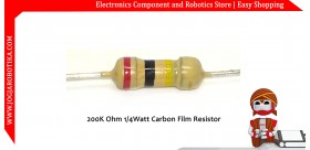 200K Ohm 1/4Watt Carbon Film Resistor