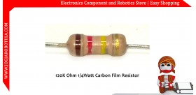 120 K Ohm 1/4Watt Carbon Film Resistor
