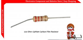 220 Ohm 1/4Watt Carbon Film Resistor