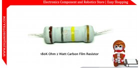 180 Ohm 2 Watt Carbon Film Resistor