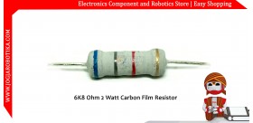 6K8 Ohm 2 Watt Carbon Film Resistor
