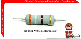 390 Ohm 2 Watt Carbon Film Resistor