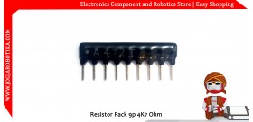 Resistor Pack 9p 4.7K Ohm