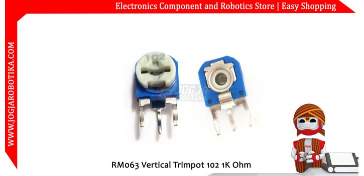 RM063 Vertical Trimpot 102 1K Ohm