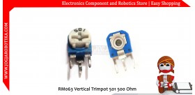 RM063 Vertical Trimpot 501 500 Ohm