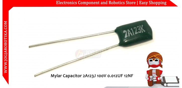 Mylar Capacitor 2A123J 100V 0.012UF 12NF