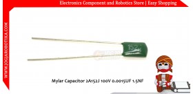 Mylar Capacitor 2A152J 100V 0.0015UF 1.5NF