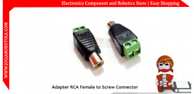 Adapter RCA Female Audio to Screw Connector
