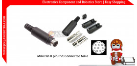 Mini Din 8 pin PS2 Connector Male