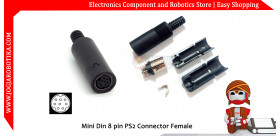Mini Din 8 pin PS2 Connector Female