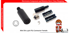 Mini Din 4 pin PS2 Connector Female