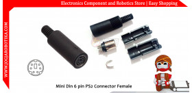 Mini Din 6 pin PS2 Connector Female