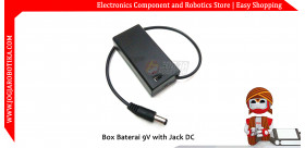 Box Baterai 9V with Jack DC