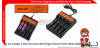 Li-ion Charger 4 Slot Universal USB Charger AAA AA 14500 18650 26650