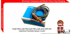 Fotek PM12-04N PM1204N PM12 04N 4mm NPN NO Inductive Proximity Sensor 10-30V