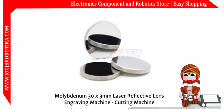 Molybdenum 30 x 3mm Laser Reflective Lens Engraving Machine - Cutting Machine