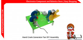 Hand Crank Generator Fan DIY Assembly