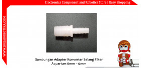 Sambungan Adapter Konverter Selang Filter Aquarium 6mm - 12mm