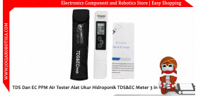 TDS Dan EC PPM Air Tester Alat Ukur Hidroponik TDS&EC Meter 3 in 1
