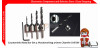 Countersink Mata Bor Set 4 Woodworking 3-6mm Chamfer Drill Bit