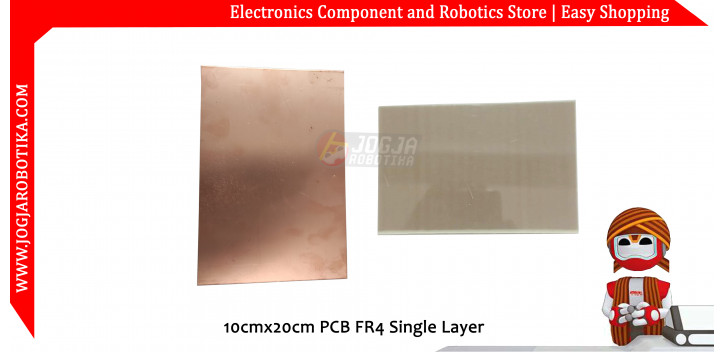 10cmx20cm PCB FR4 Single Layer