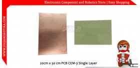 20cm x 30 cm PCB CEM-3 Single Layer