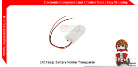 2XCR2032 Battery Holder Transparan