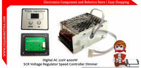Digital AC 220V 4000W SCR Voltage Regulator Speed Controller Dimmer