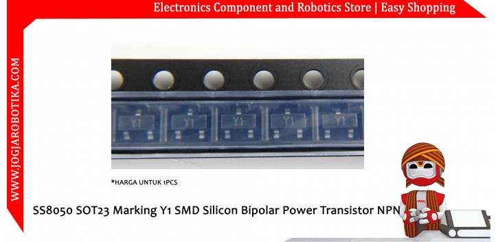 SS8050 SOT23 Marking Y1 SMD Silicon Bipolar Power Transistor NPN