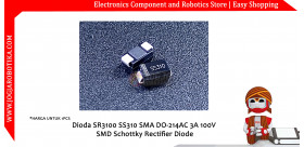 Dioda SR3100 SS310 SMA DO-214AC 3A 100V SMD Schottky Rectifier Diode