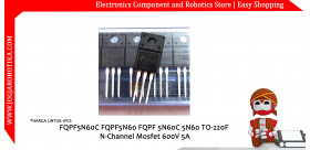 FQPF5N60C FQPF5N60 FQPF 5N60C 5N60 TO-220F N-Channel Mosfet 600V 5A